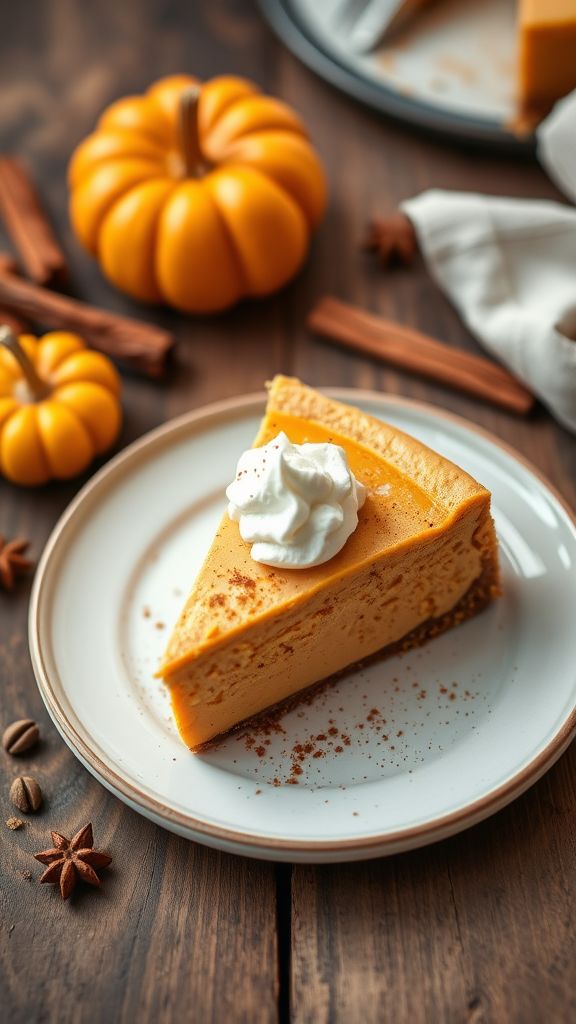 Pumpkin Spice Keto Cheesecake  