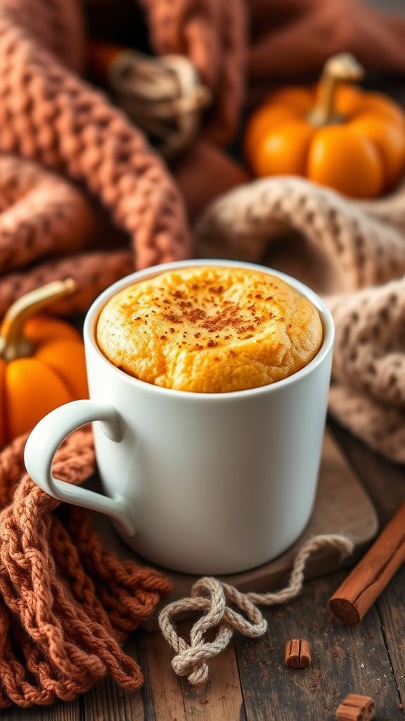 Pumpkin Spice Keto Mug Cake