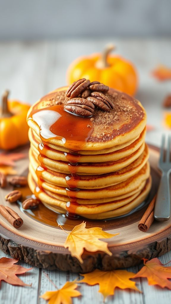 Pumpkin Spice Keto Pancakes  