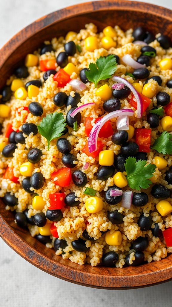 Quinoa and Black Bean Power Salad  