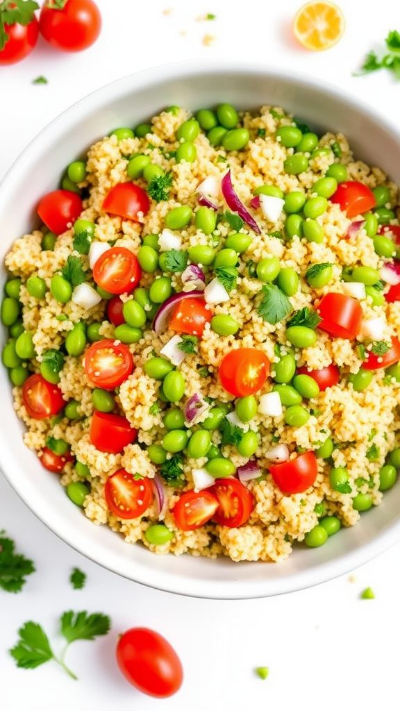 Quinoa and Edamame Salad