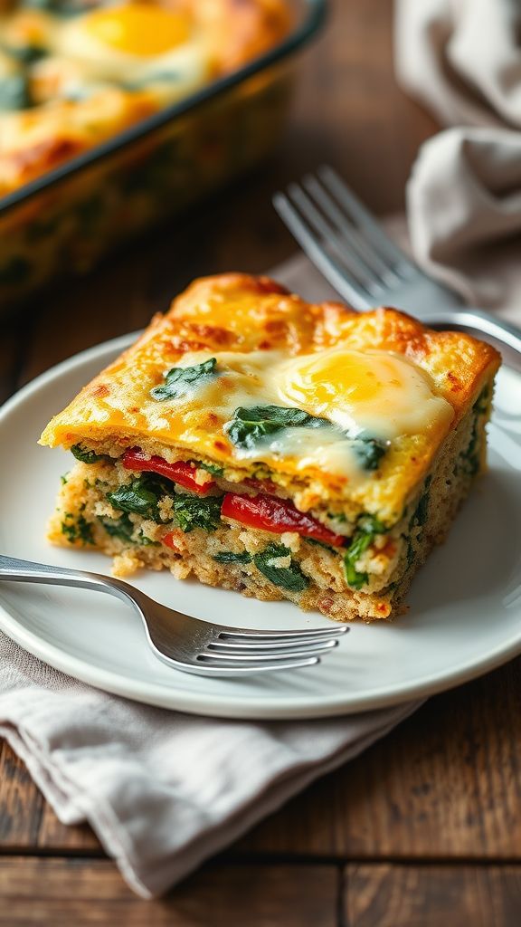 Quinoa and Egg Breakfast Bake