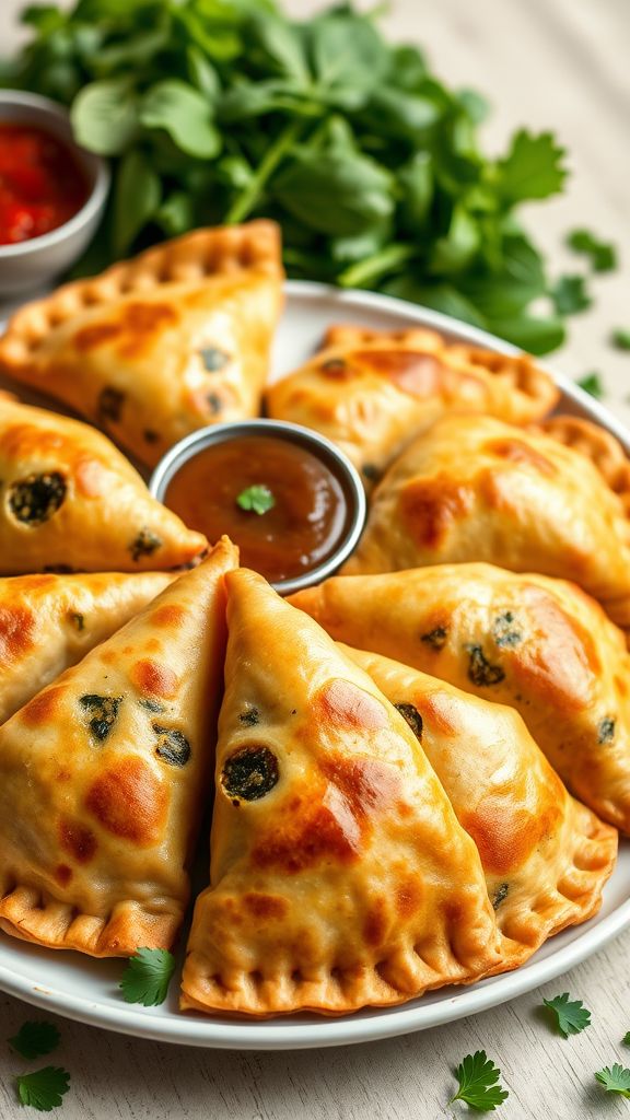 Quinoa and Spinach Empanadas  