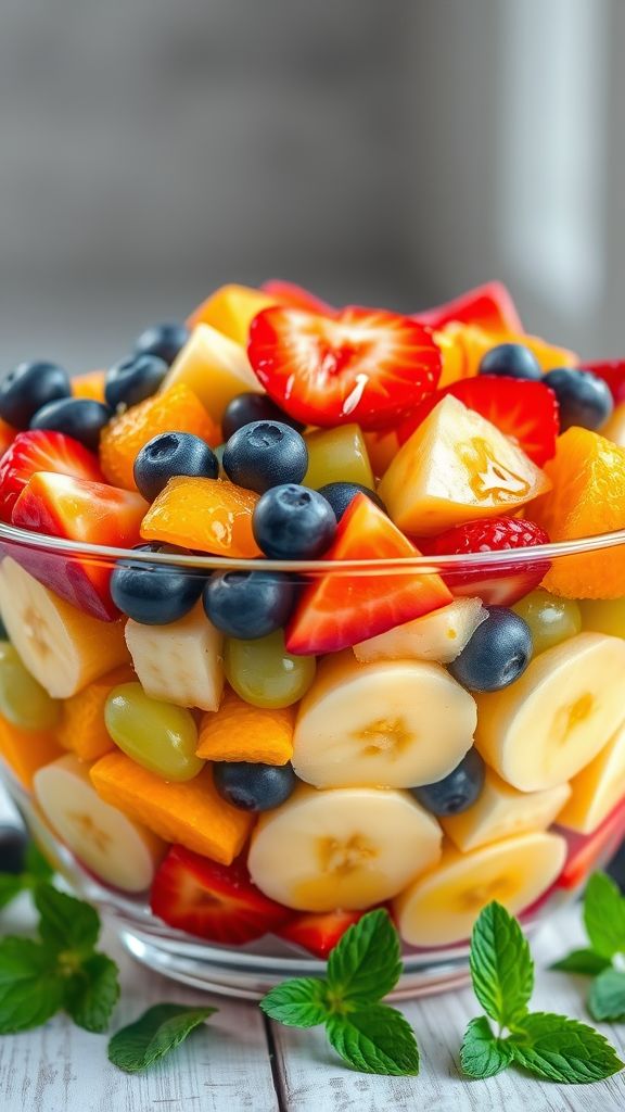 Rainbow Fruit Salad  