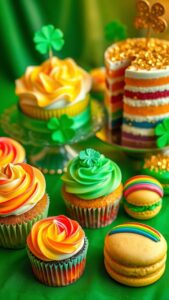 rainbow-themed st. patrick’s day desserts to wow the crowd