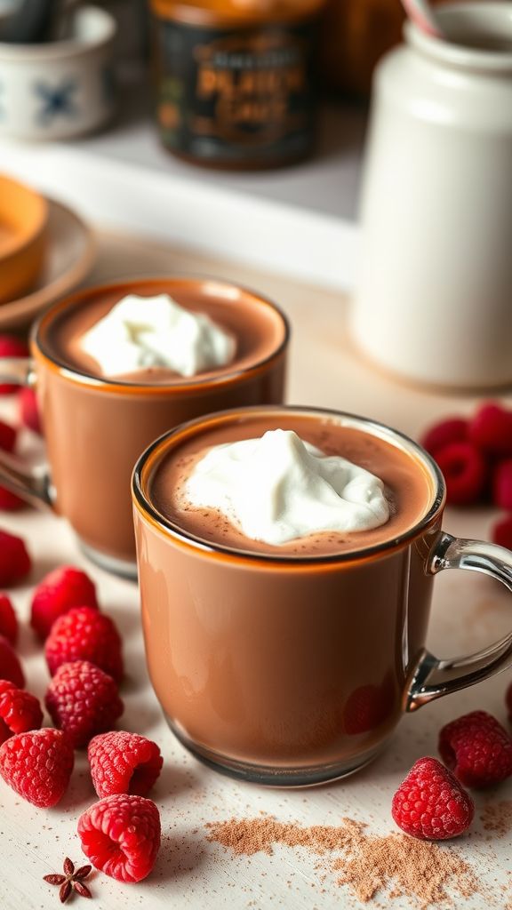 Raspberry Infused Keto Cocoa