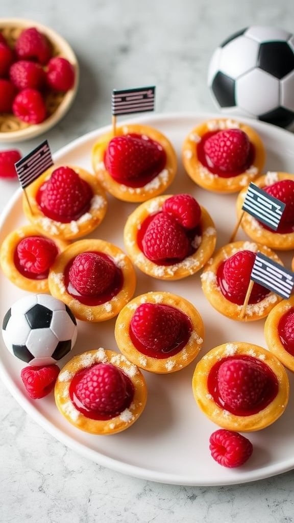 Referee Raspberry Tartlets  