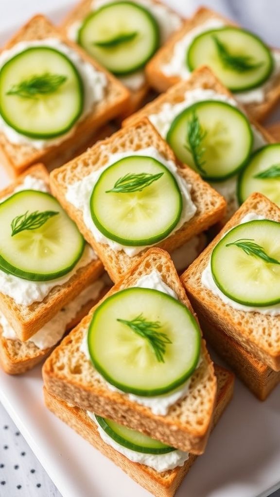 Refreshing Cucumber Sandwiches  