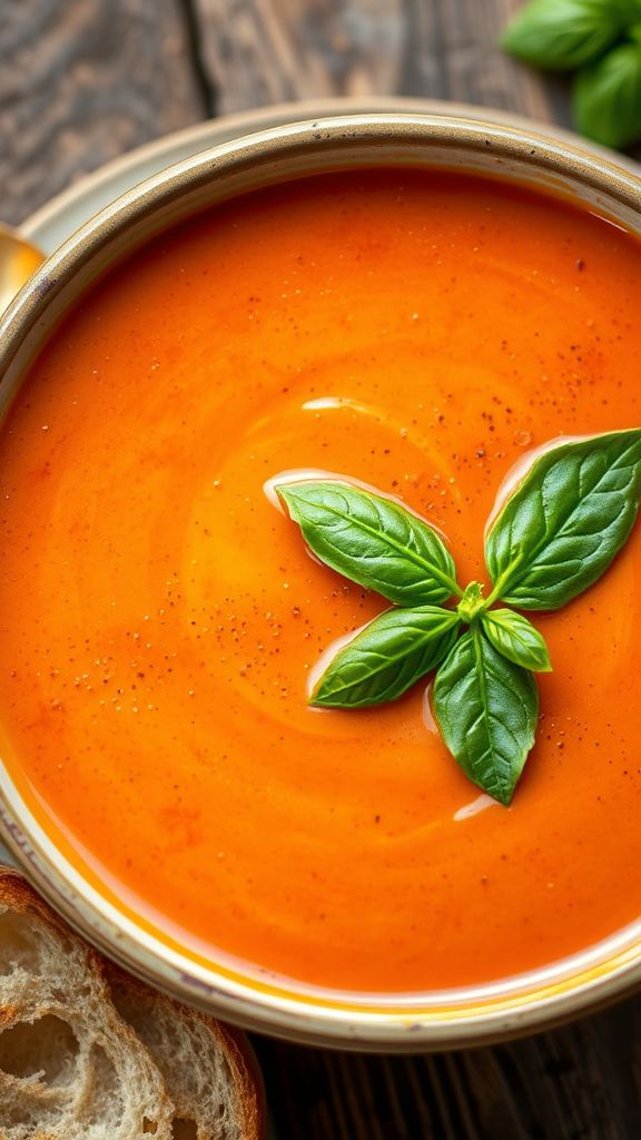 Roasted Tomato Basil Bisque  