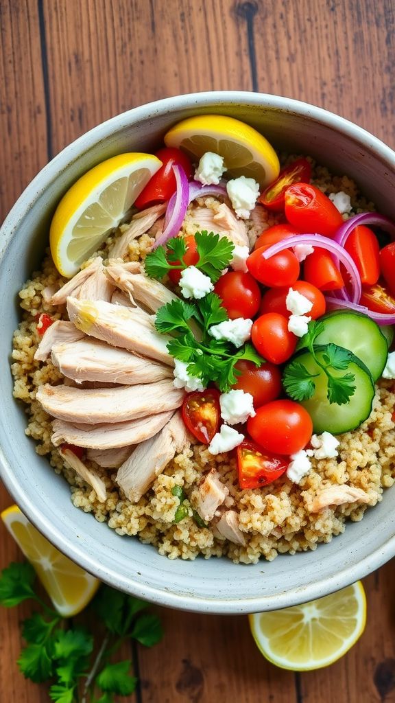 Rotisserie Chicken Quinoa Bowl