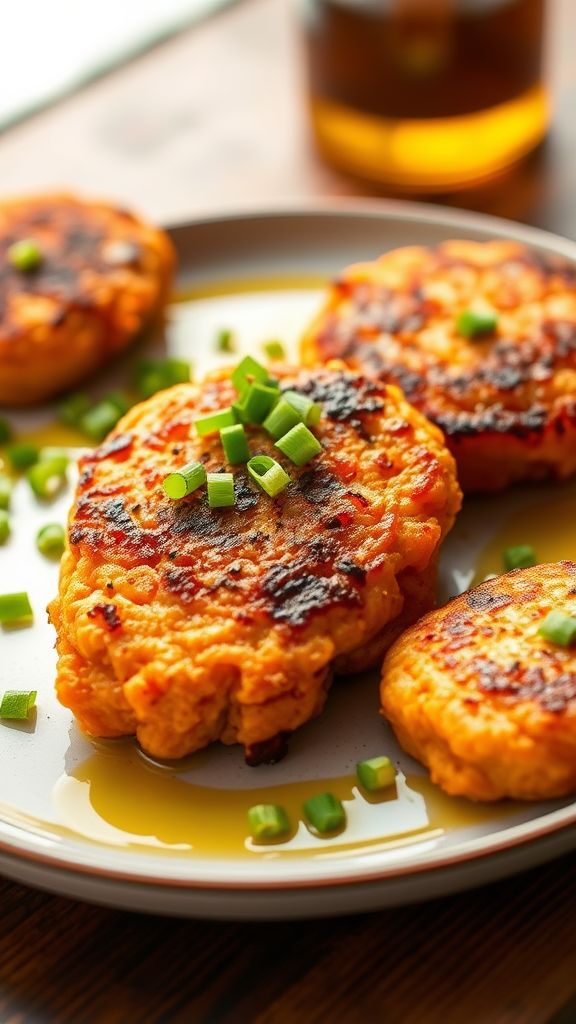 Salmon and Sweet Potato Cakes  