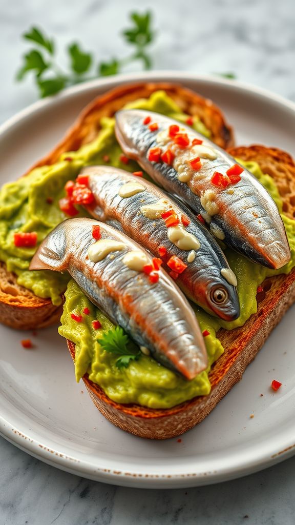 Sardine and Avocado Toast  