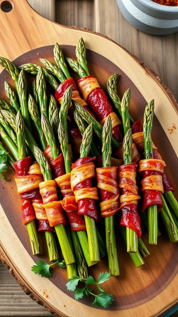 Savory Bacon-Wrapped Asparagus  