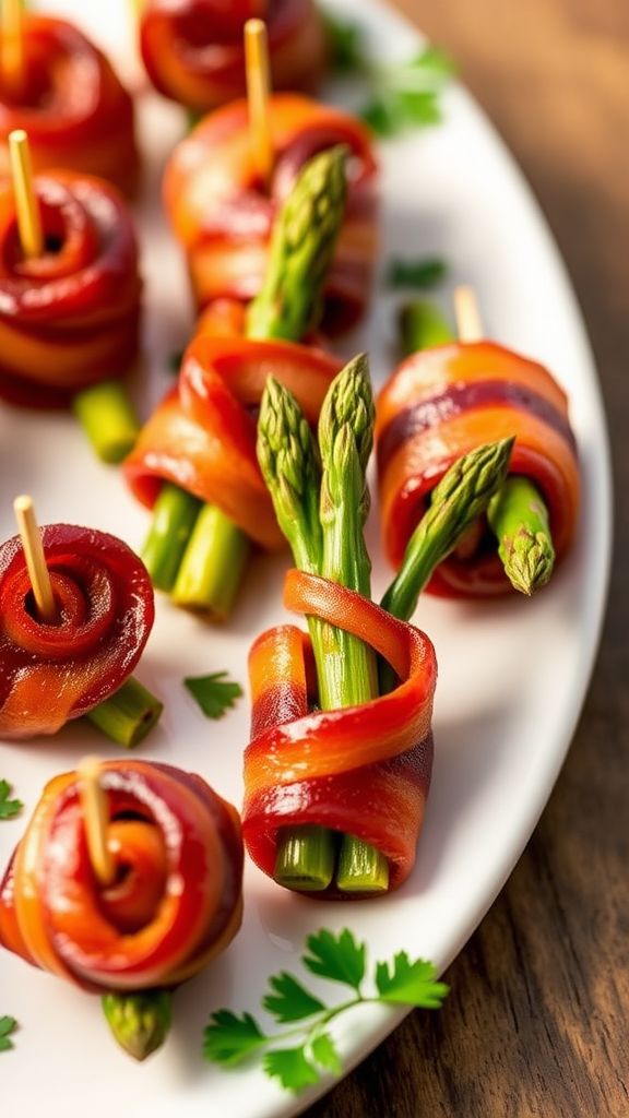 Savory Bacon-Wrapped Asparagus Bites  