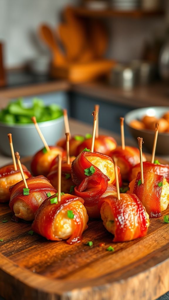 Savory Bacon-Wrapped Chicken Bites