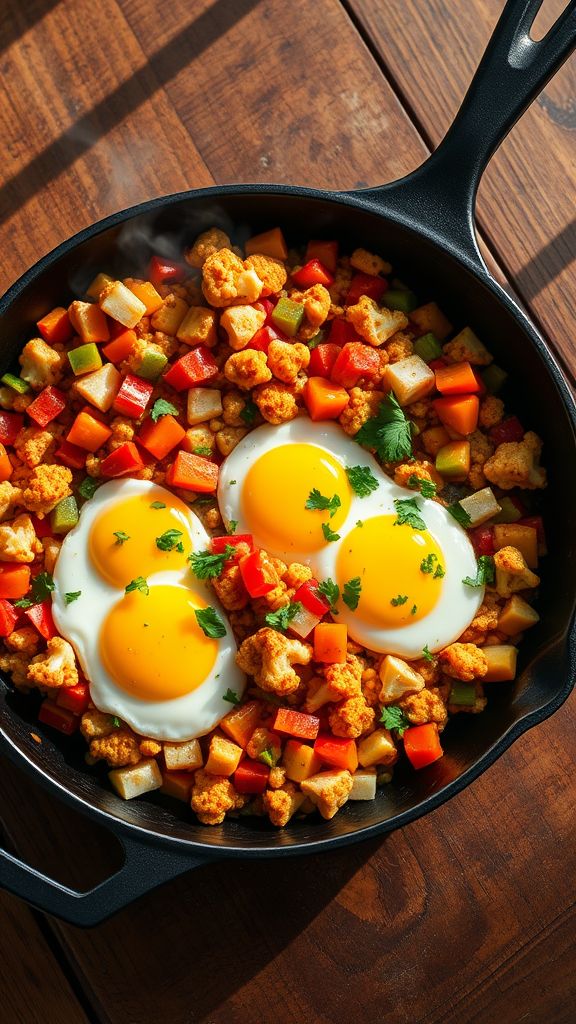 Savory Cauliflower Breakfast Hash