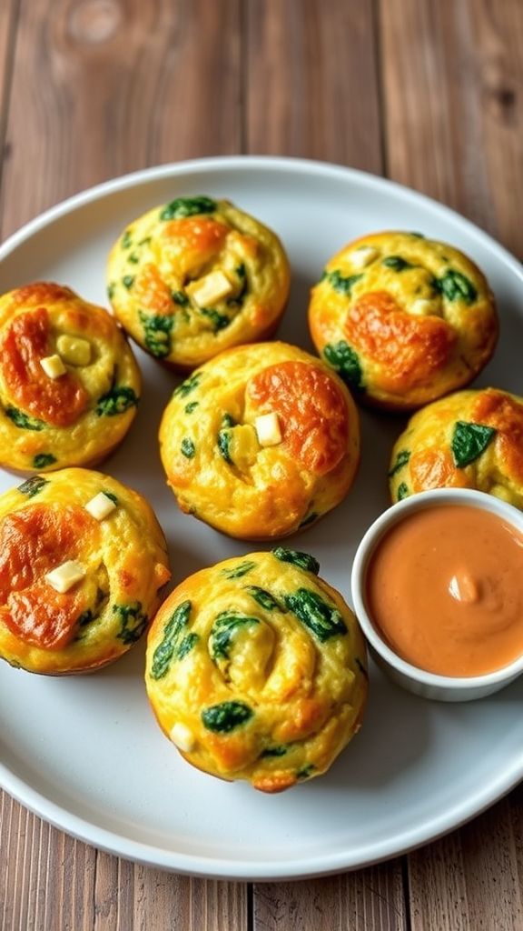 Savory Egg and Spinach Muffins  