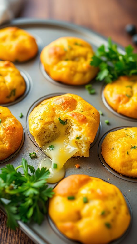 Savory Herb and Cheese Egg Muffins  