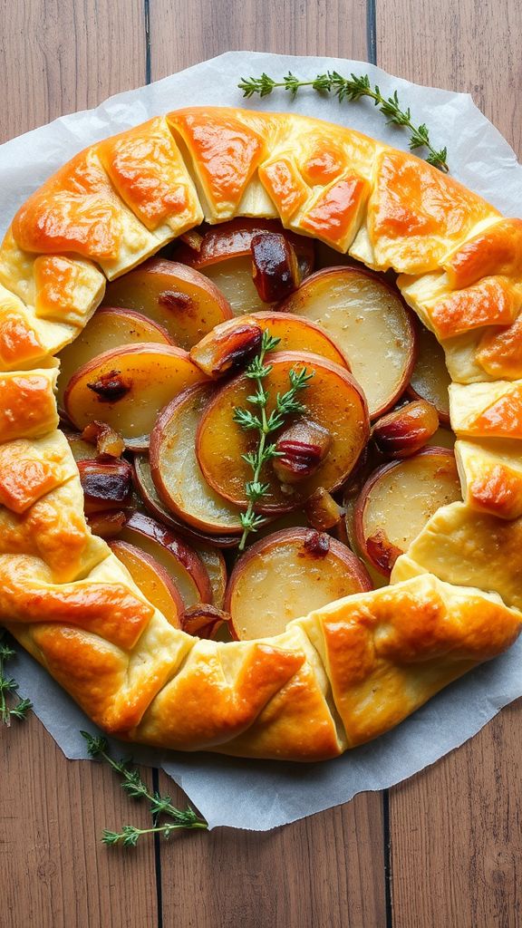 Savory Potato and Leek Galette