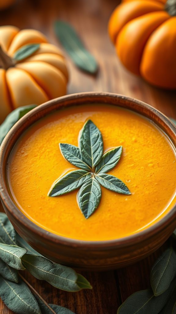 Savory Pumpkin and Sage Soup