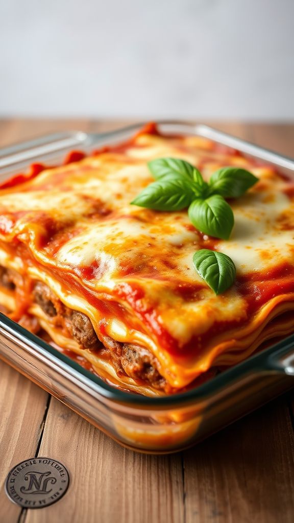 Savory Sausage and Cheese Keto Lasagna