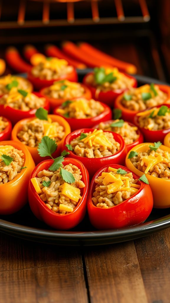 Savory Stuffed Mini Peppers  