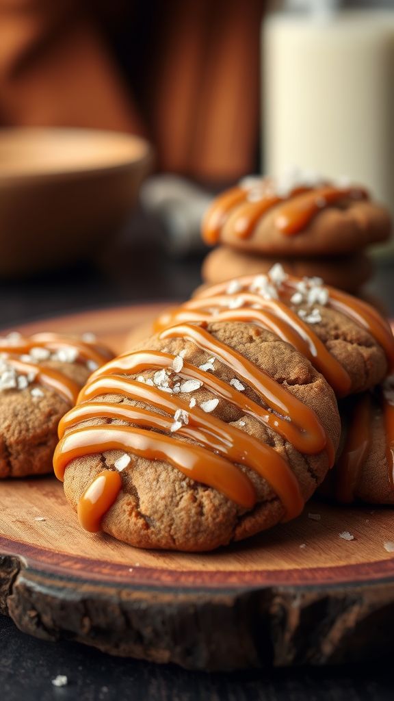 Sea Salted Caramel Keto Cookies