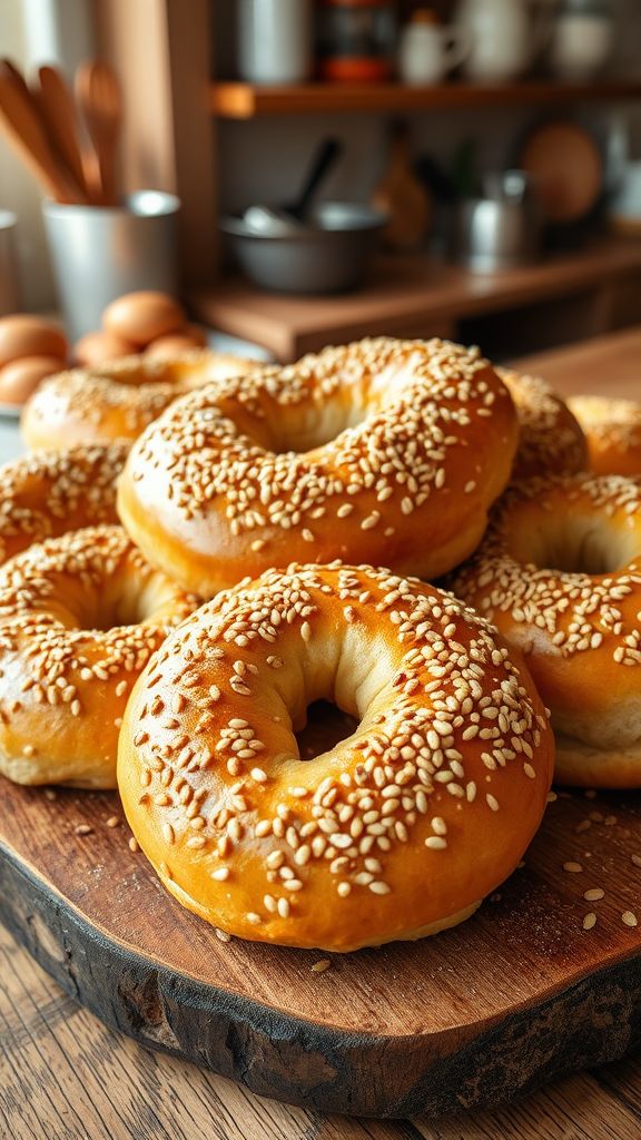 Sesame Seed Bagels