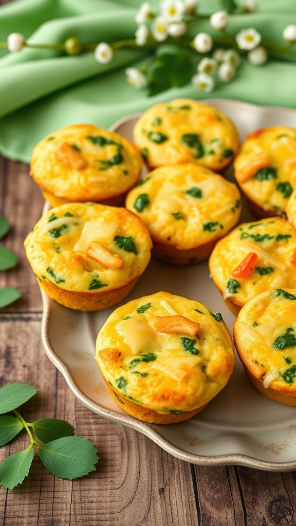 Shamrock Egg Muffins  