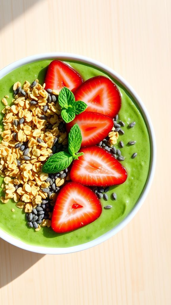 Shamrock Green Smoothie Bowl