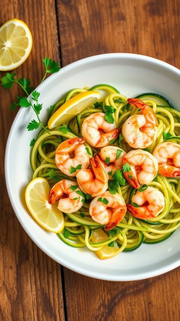 Shrimp Scampi with Zucchini Noodles