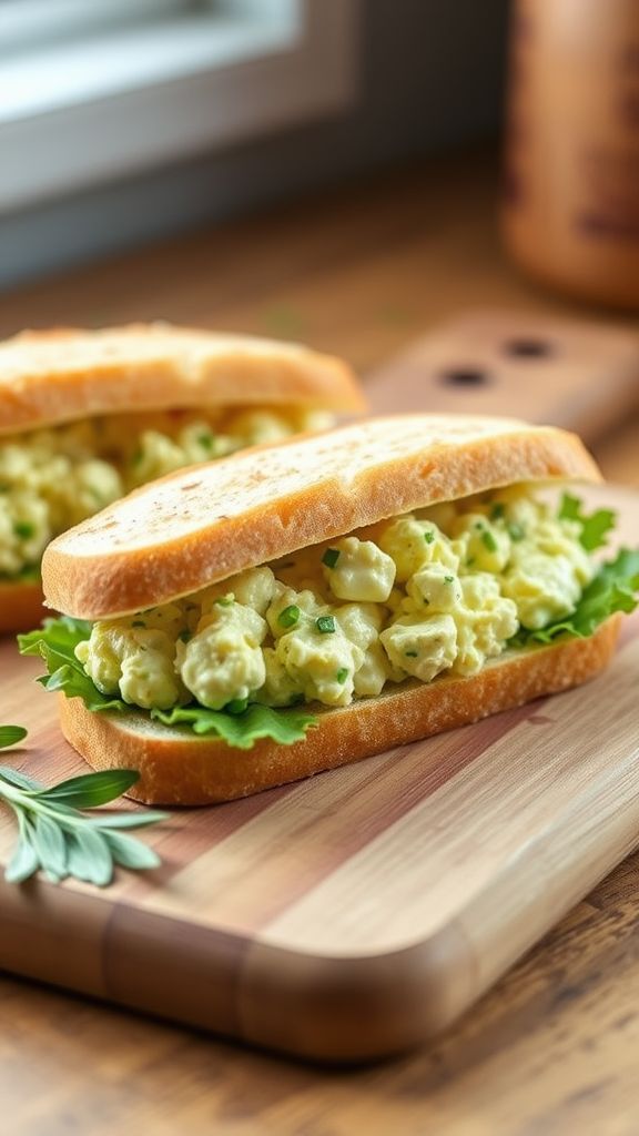 Simple Egg Salad Sandwiches