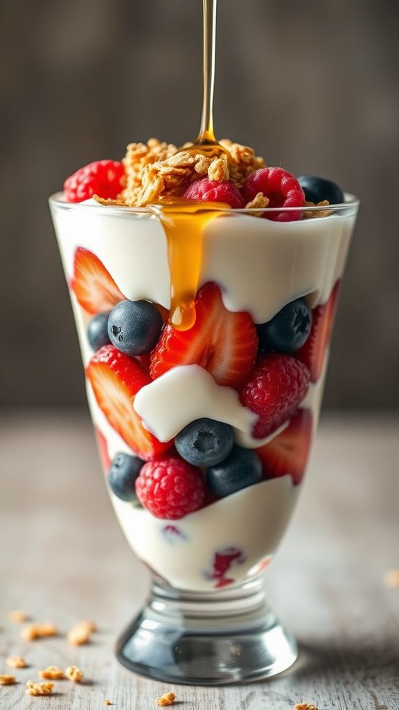 Simple Greek Yogurt Parfait  