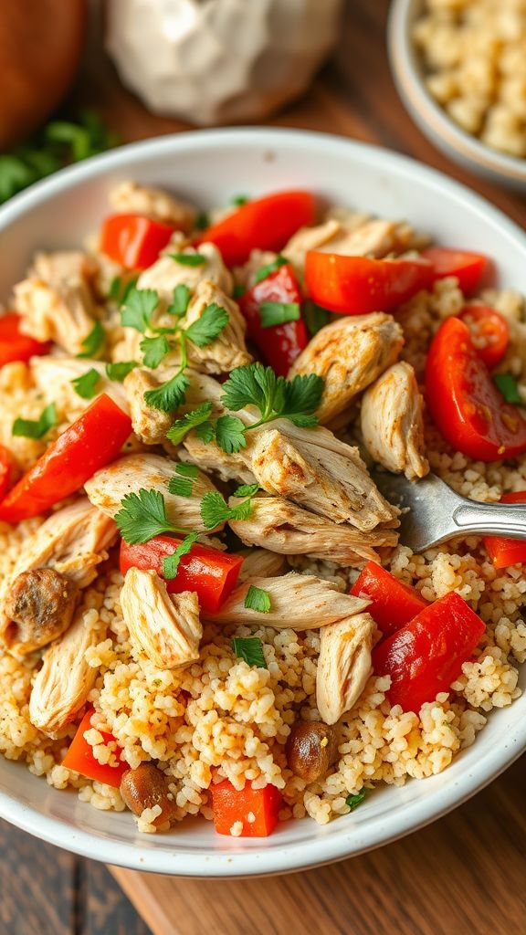 Slow-Cooked Chicken and Quinoa Delight