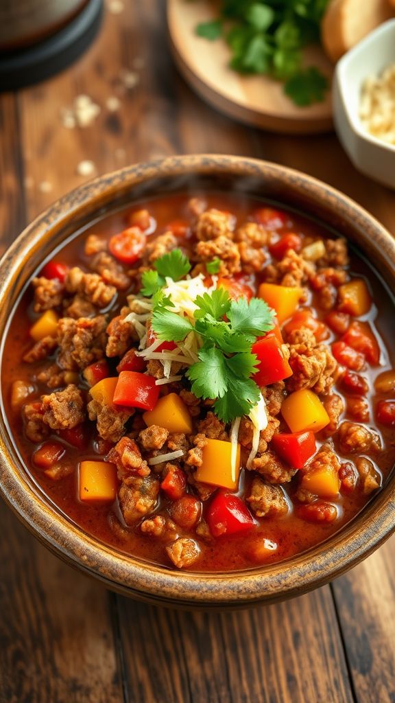 Slow Cooker Keto Chili