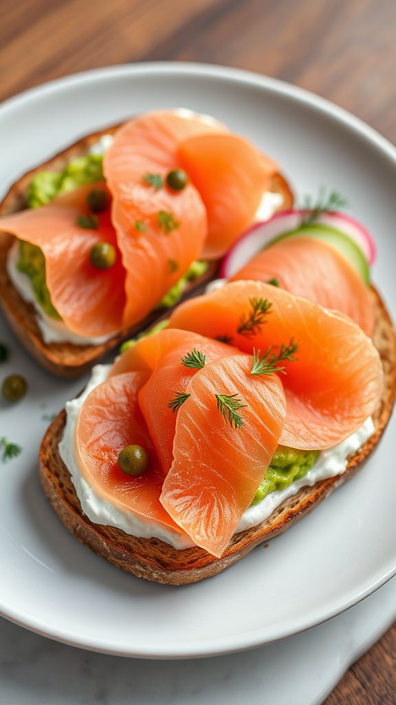 Smoked Salmon Avocado Toast