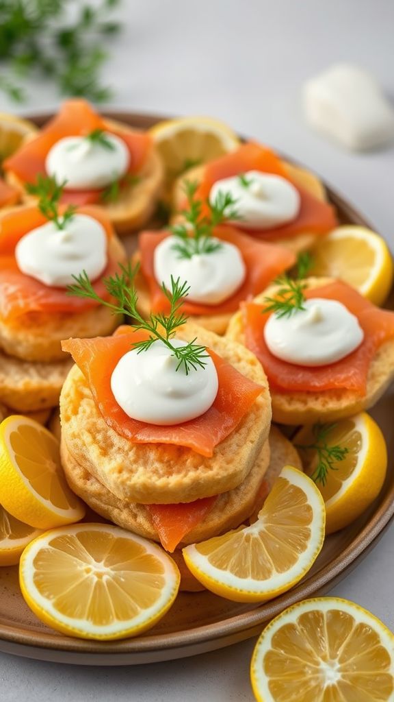 Smoked Salmon Blinis