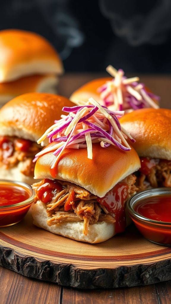 Smoky BBQ Pulled Pork Sliders  