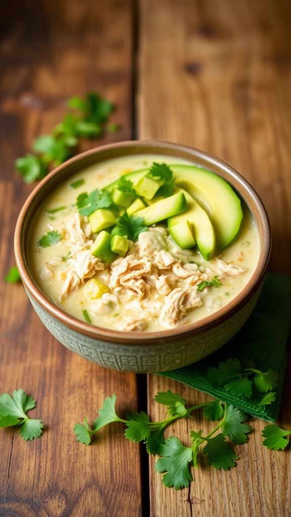 Smoky Chipotle Keto White Chicken Chili