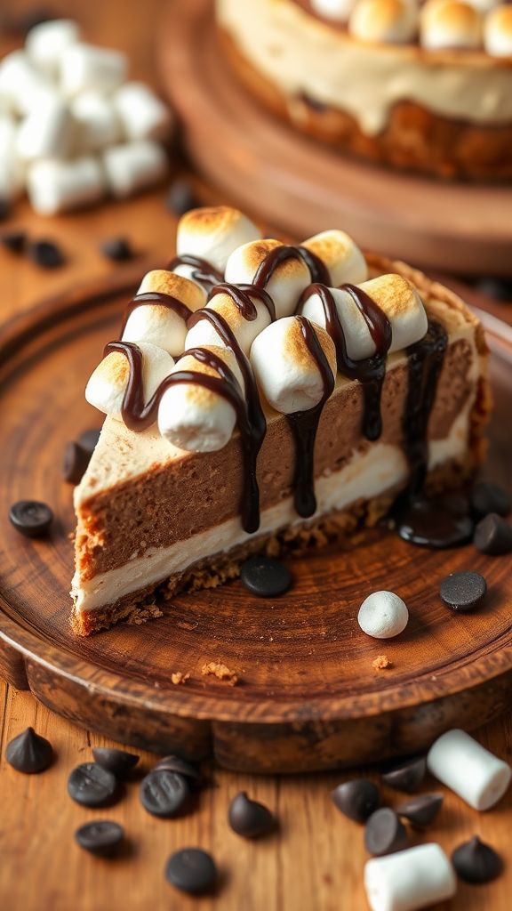 S'mores Keto Cheesecake Delight  