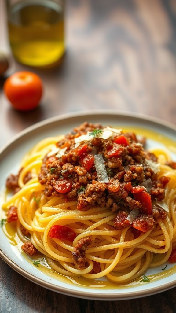 Spaghetti Squash Bolognese  