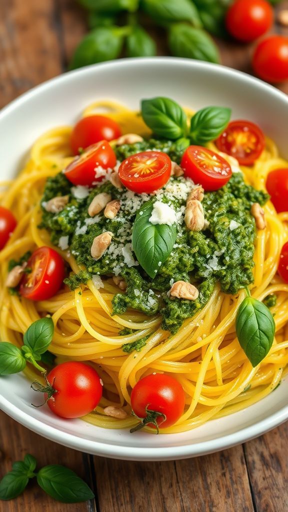 Spaghetti Squash with Pesto