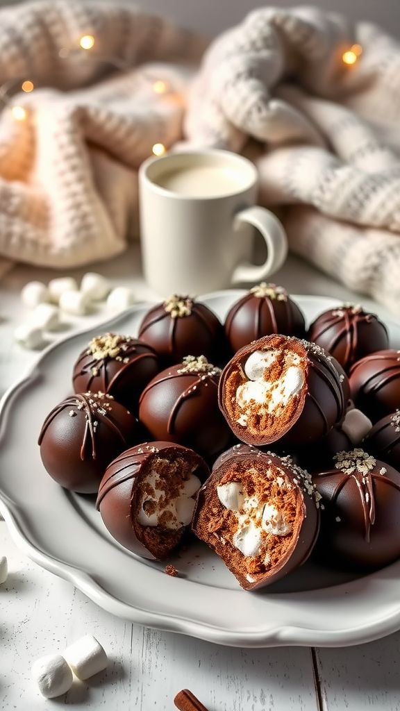 Spiced Hot Chocolate Bombs  