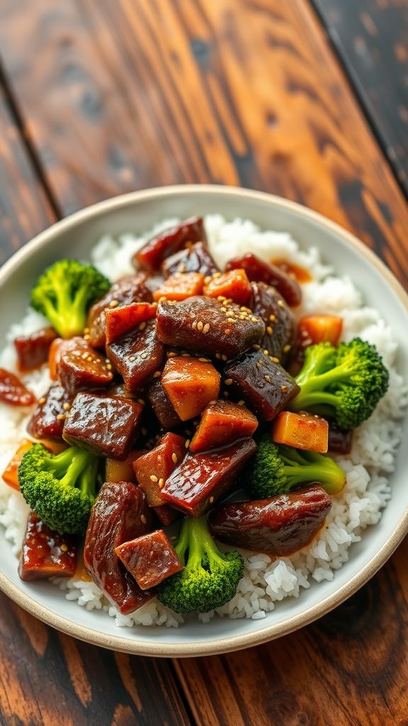 Spicy Beef and Broccoli Stir-Fry  