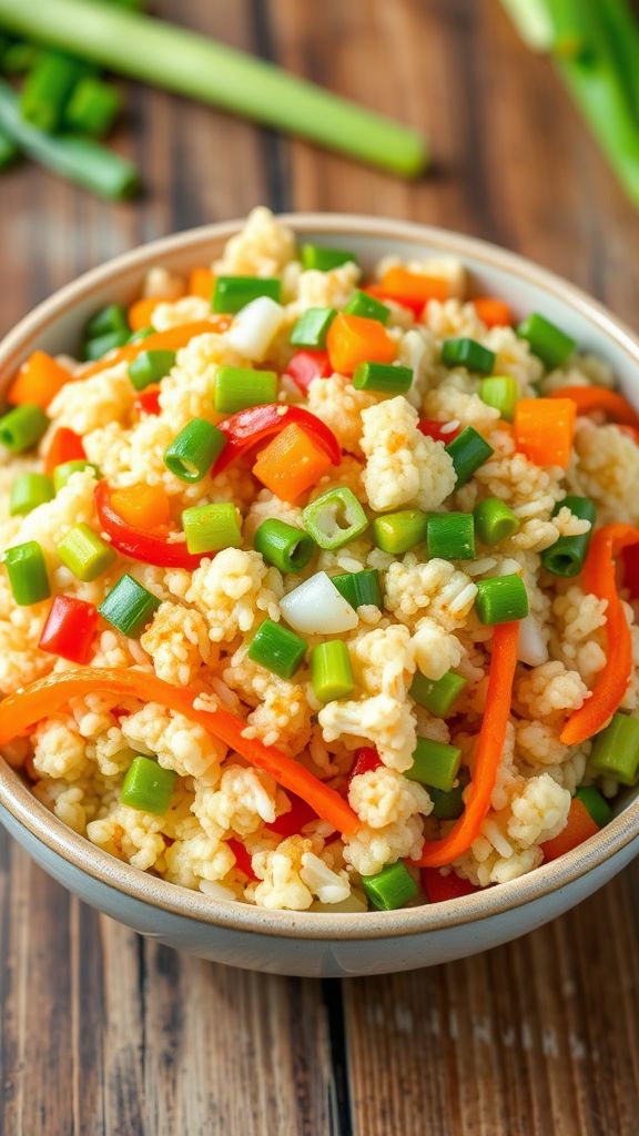 Spicy Cauliflower Rice Stir-Fry  