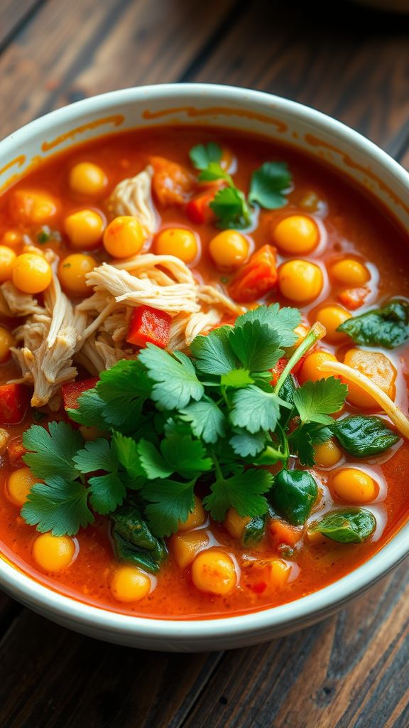 Spicy Chicken and Chickpea Stew  