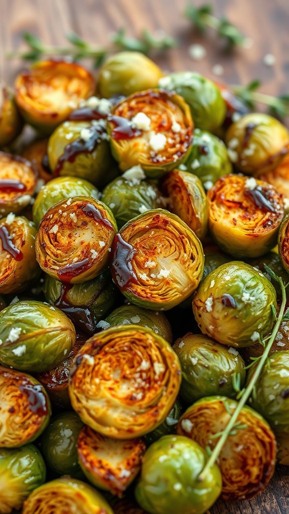 Spicy Roasted Brussels Sprouts