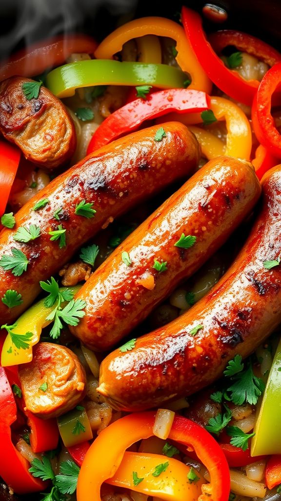 Spicy Sausage and Peppers