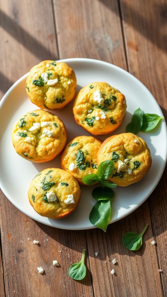 Spinach and Feta Egg Muffins