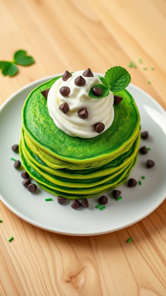 St. Paddy's Day Pancakes  